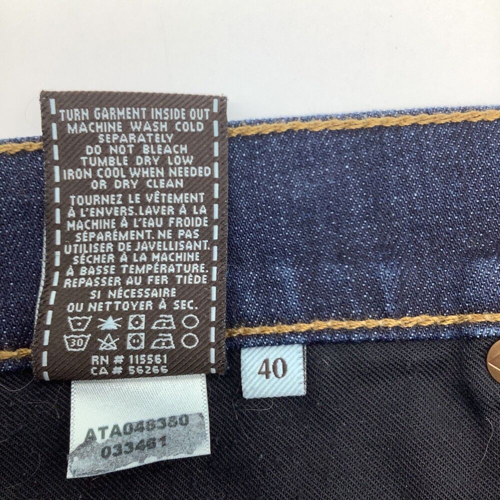 7 For All Mankind Mens Austyn Jeans Blue Size 40 x 27.5 - Picture 11 of 11